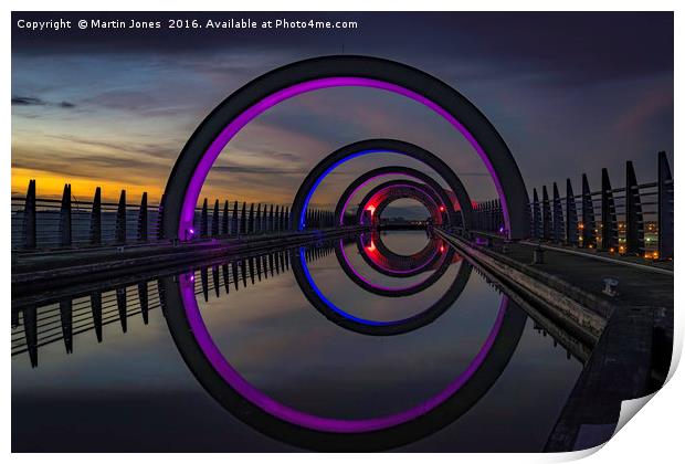 Stargate at the Falkirk Wheel Print by K7 Photography