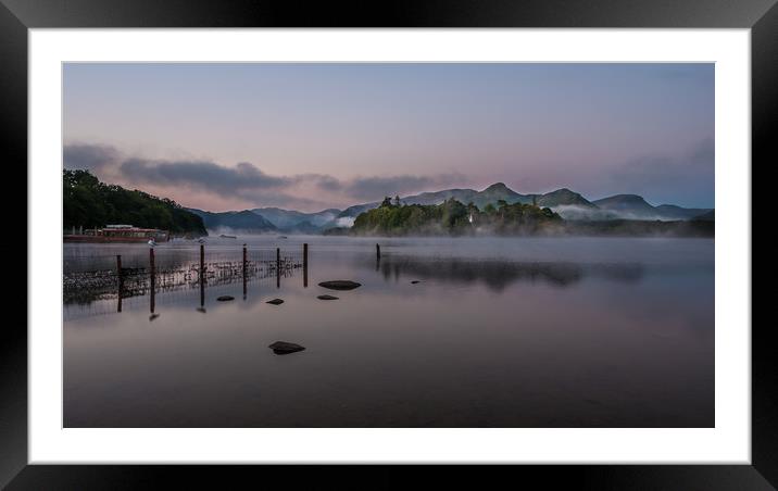 Derwent Tranquility Framed Mounted Print by Paul Andrews