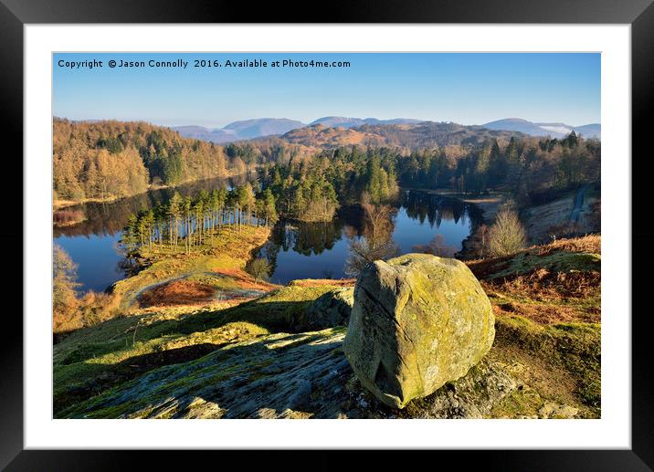 Tarn Hows Views Framed Mounted Print by Jason Connolly
