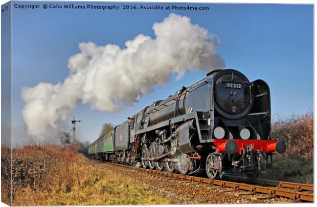 92212 Approaches Ropley 2 Canvas Print by Colin Williams Photography