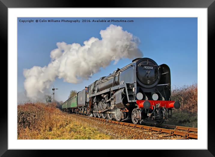 92212 Approaches Ropley 2 Framed Mounted Print by Colin Williams Photography