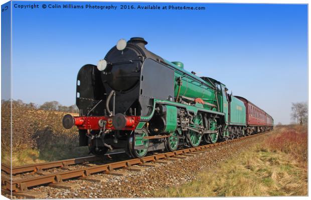 925 Cheltenham Below Ropley Canvas Print by Colin Williams Photography