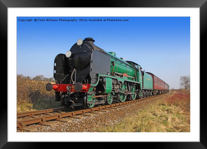 925 Cheltenham Below Ropley Framed Mounted Print by Colin Williams Photography
