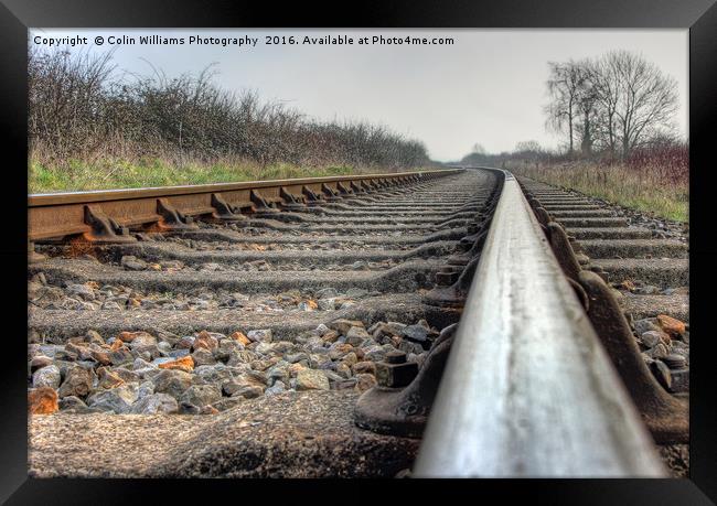 On The Right Track 2 Framed Print by Colin Williams Photography