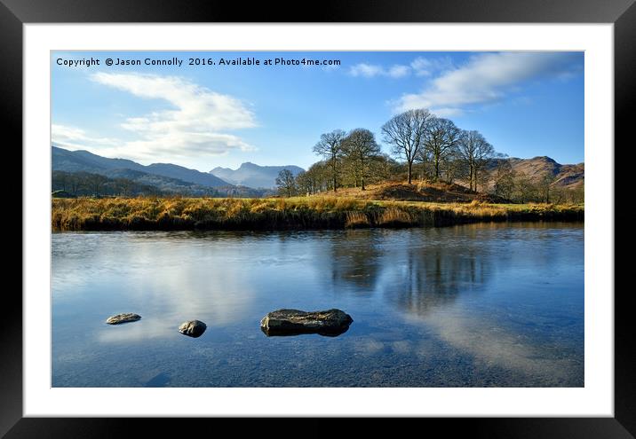The Brathay Framed Mounted Print by Jason Connolly