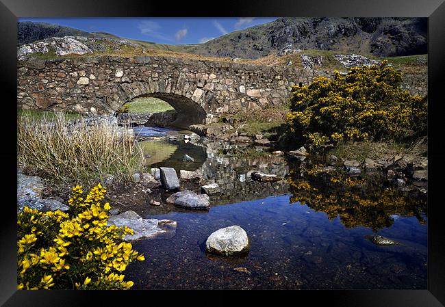 Bridge, Wast Water, Lake District, England Framed Print by Stephen Mole