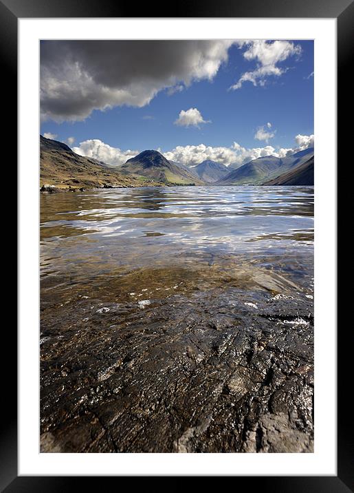Wast Water, Lake District, England Framed Mounted Print by Stephen Mole