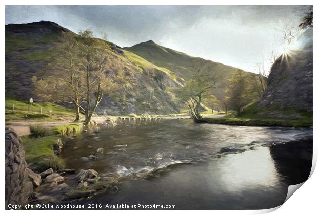 Dovedale Print by Julie Woodhouse