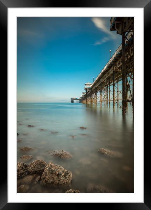 Pier at Llandudno, North Wales Framed Mounted Print by Natures' Canvas: Wall Art  & Prints by Andy Astbury
