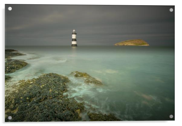 Lighthouse at Penmon Point Acrylic by Natures' Canvas: Wall Art  & Prints by Andy Astbury