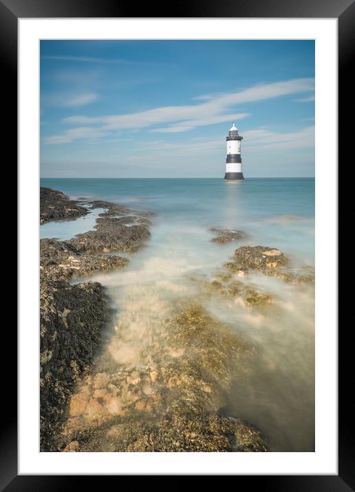 Lighthouse at Penmon Framed Mounted Print by Natures' Canvas: Wall Art  & Prints by Andy Astbury