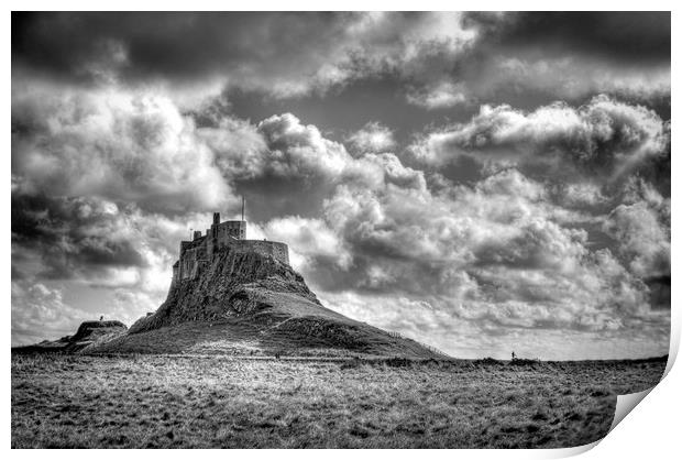 Lindisfarne Castle Print by Colin Metcalf