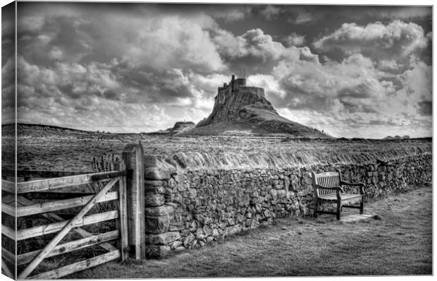 Lindisfarne Castle, Holy Island Canvas Print by Colin Metcalf