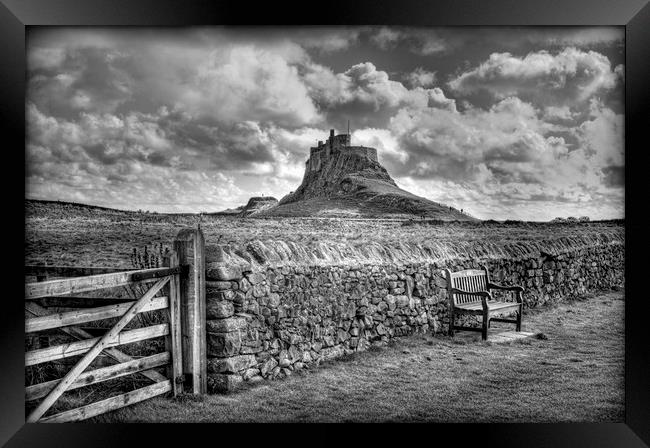 Lindisfarne Castle, Holy Island Framed Print by Colin Metcalf