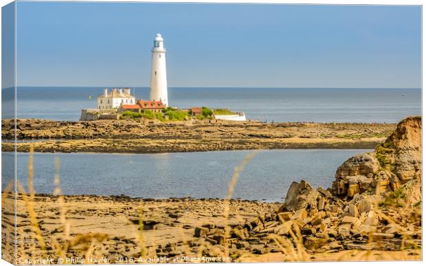 Lighthouse Keep us Safe............. Canvas Print by Naylor's Photography