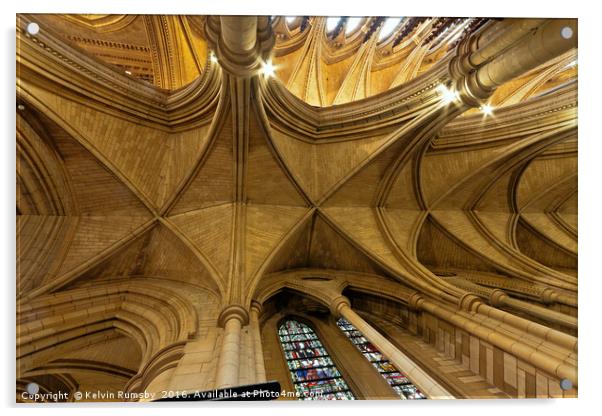 cathedral ceiling Acrylic by Kelvin Rumsby