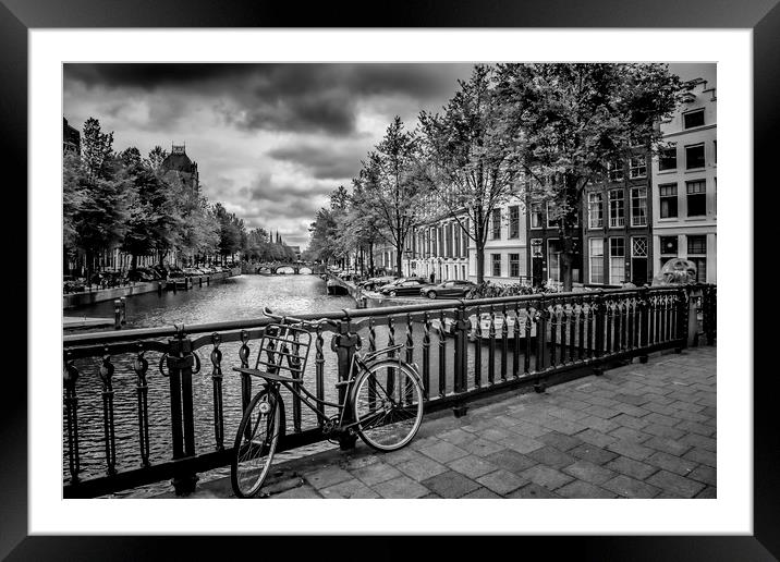 AMSTERDAM Emperor's Canal Framed Mounted Print by Melanie Viola