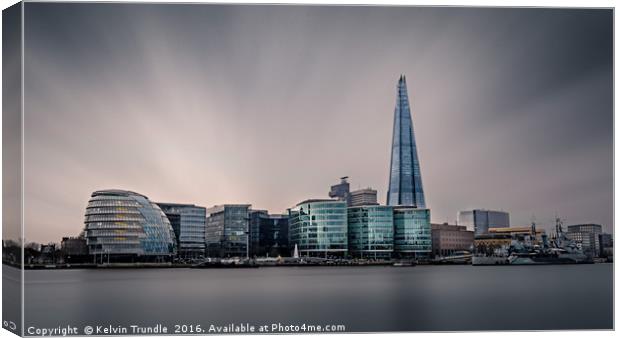 The Shard Canvas Print by Kelvin Trundle