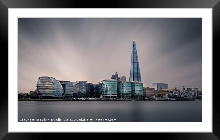 The Shard Framed Mounted Print by Kelvin Trundle