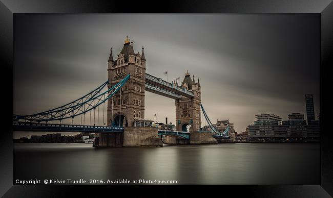 Tower Bridge Framed Print by Kelvin Trundle