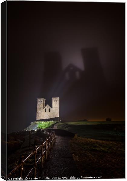 The Dark Towers of Reculver Canvas Print by Kelvin Trundle
