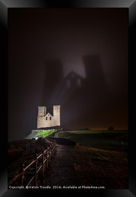 The Dark Towers of Reculver Framed Print by Kelvin Trundle