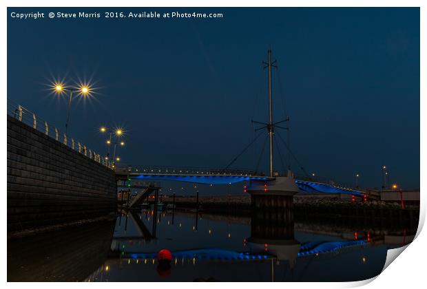 Harbour Bridge Reflections Print by Steve Morris
