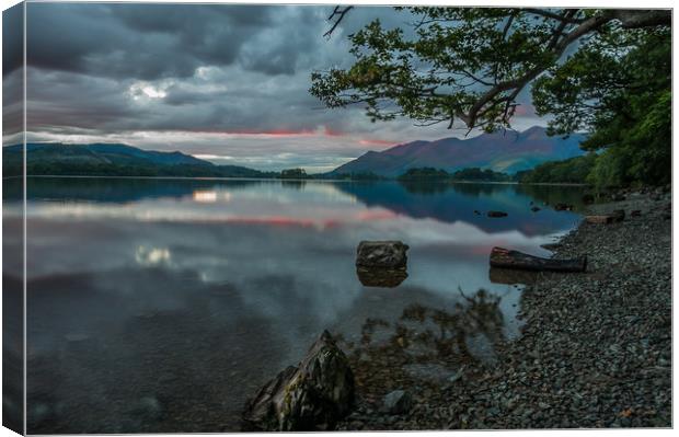 Derwent Reflections Canvas Print by Paul Andrews