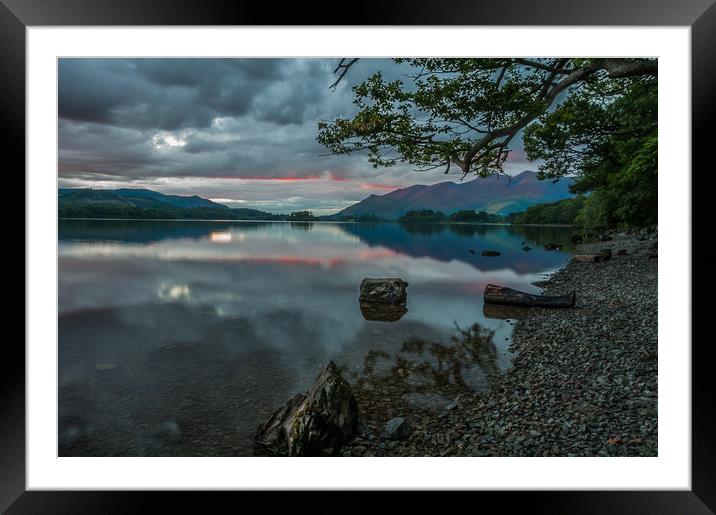 Derwent Reflections Framed Mounted Print by Paul Andrews