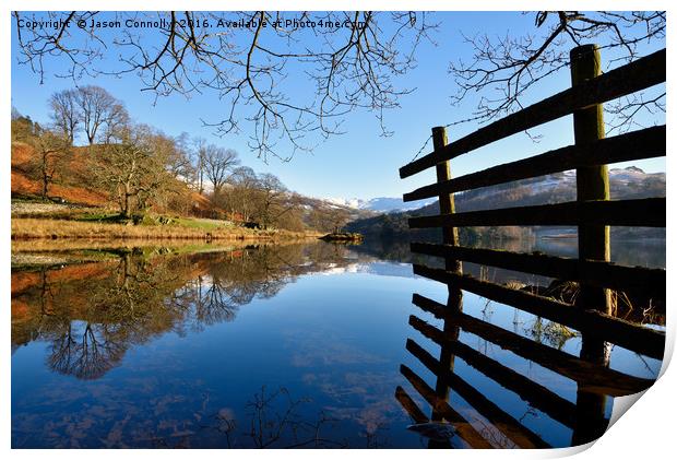Rydalwater Reflections Print by Jason Connolly