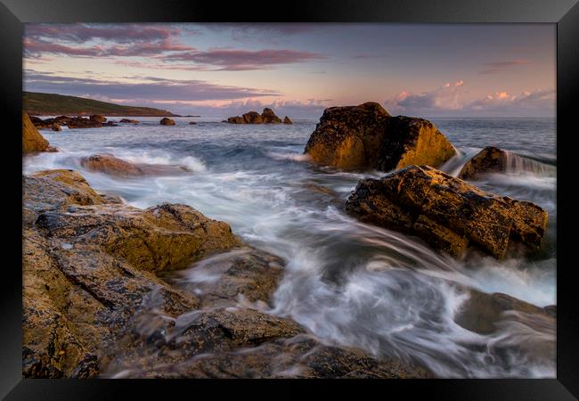 Tidal Flow St Ives Framed Print by Michael Brookes