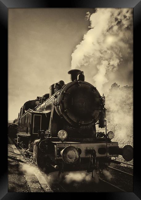 The Age of Steam Framed Print by Jacqi Elmslie