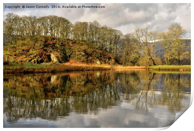 The Brathay, Elterwater Print by Jason Connolly