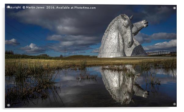Scotland's Kelpies Acrylic by K7 Photography