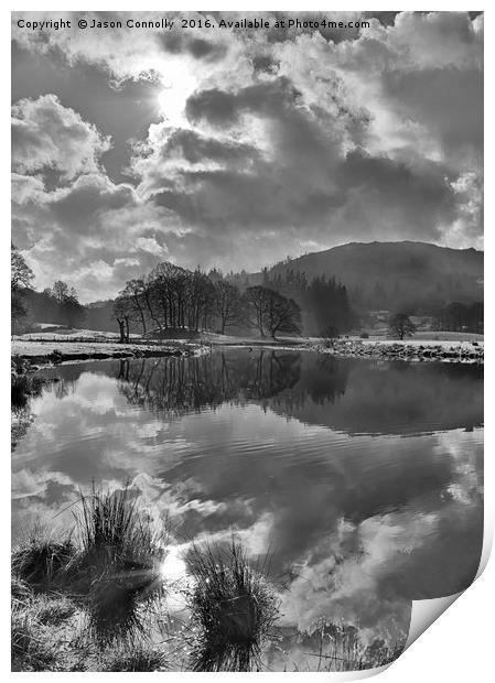 The River Brathay Print by Jason Connolly