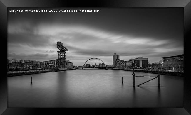 The Clyde Waterfront, Glasgow. Framed Print by K7 Photography