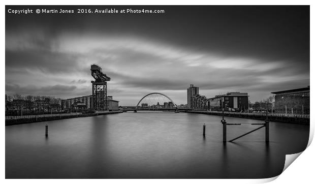 The Clyde Waterfront, Glasgow. Print by K7 Photography