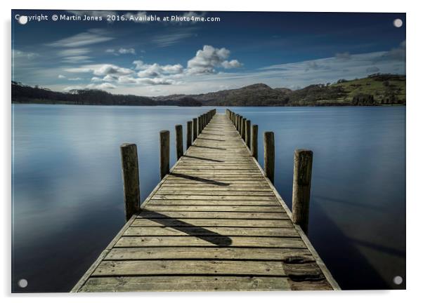 Coniston, Across the Lake to Peel Island Acrylic by K7 Photography