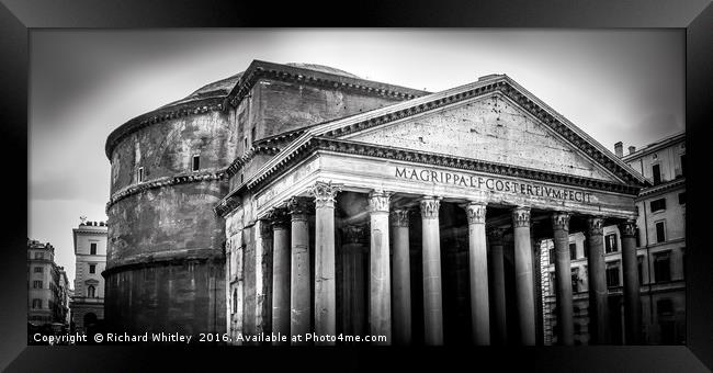 The Pantheon Framed Print by Richard Whitley