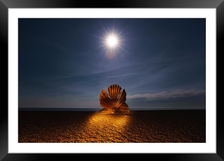 The Scallop Framed Mounted Print by Nick Rowland
