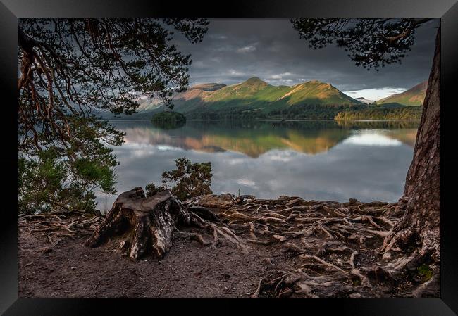 Catbells From Friars Crag Framed Print by Paul Andrews