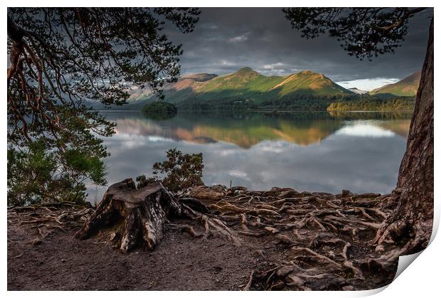 Catbells From Friars Crag Print by Paul Andrews