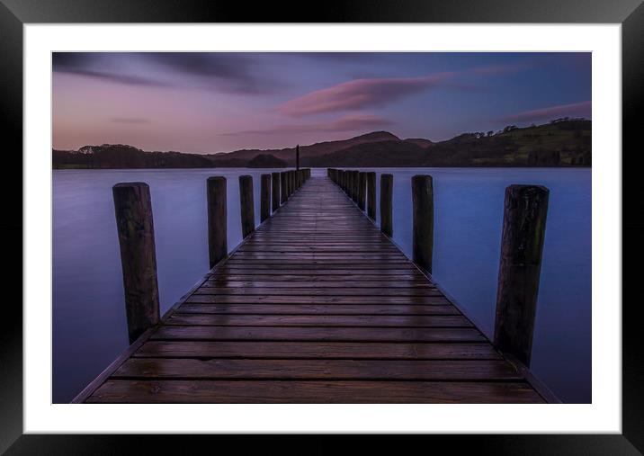 Parkamoor Jetty Framed Mounted Print by Paul Andrews