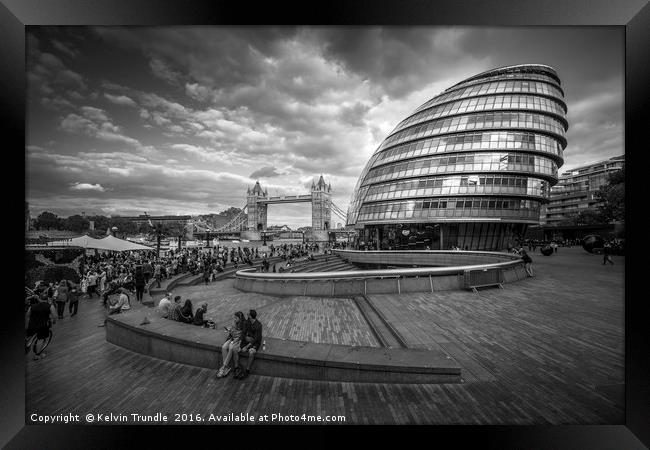 London Icons Framed Print by Kelvin Trundle