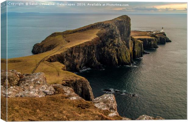 Neist Point, Isle Of Skye Canvas Print by Sandi-Cockayne ADPS