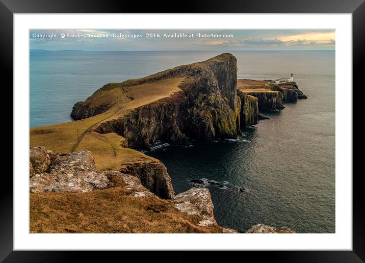 Neist Point, Isle Of Skye Framed Mounted Print by Sandi-Cockayne ADPS