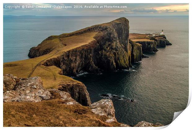 Neist Point, Isle Of Skye Print by Sandi-Cockayne ADPS
