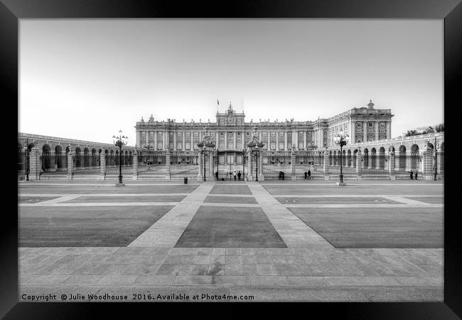 Madrid Royal Palace Framed Print by Julie Woodhouse