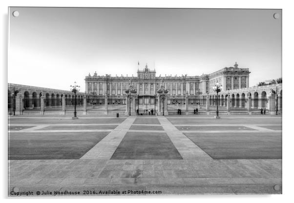 Madrid Royal Palace Acrylic by Julie Woodhouse