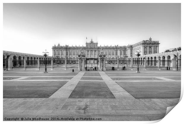 Madrid Royal Palace Print by Julie Woodhouse